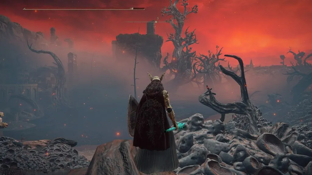 Uma captura de tela do jogo Elden Ring