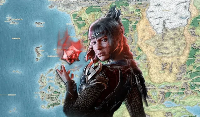 Baldur’s Gate 3 se déroule dans une partie incroyablement petite de la carte de D&D