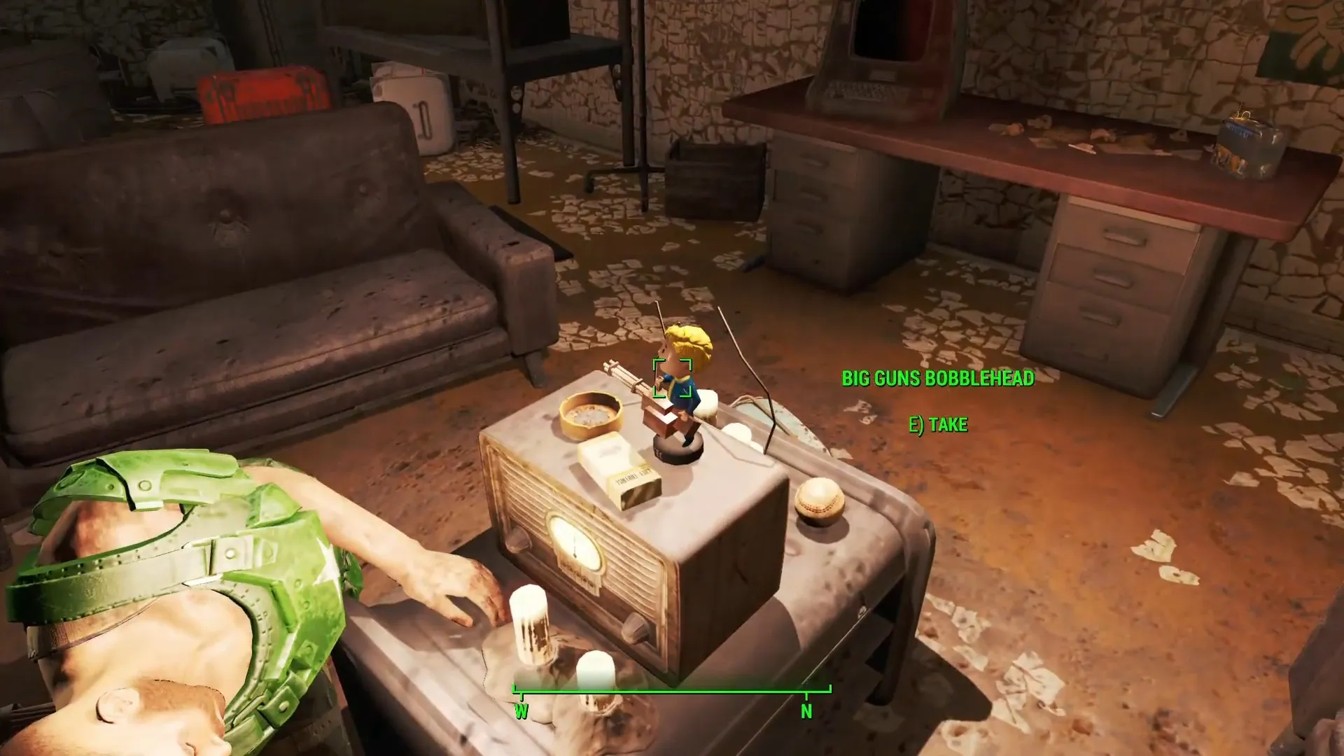 La figurine Big Guns Bobblehead dans Fallout 4