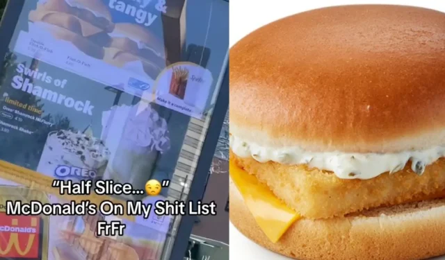 Un employé de McDonald’s explique pourquoi les clients ne reçoivent qu’une demi-tranche de fromage sur Filet-O-Fish