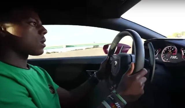 IShowSpeed ​​in der Kritik wegen „illegalem“ 240 km/h-Straßenrennen im neuen Lamborghini