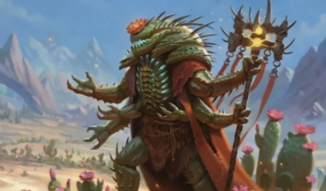 La nouvelle créature propulsée par le désert de MTG corrige les decks à cinq couleurs