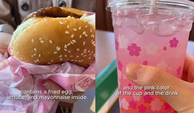 Os fãs do McDonald’s estão apaixonados pelo menu de primavera “Cherry Blossom”