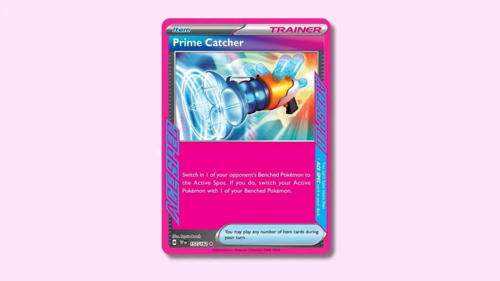 Prime Catcher (157/162) Pokemon-Karte.