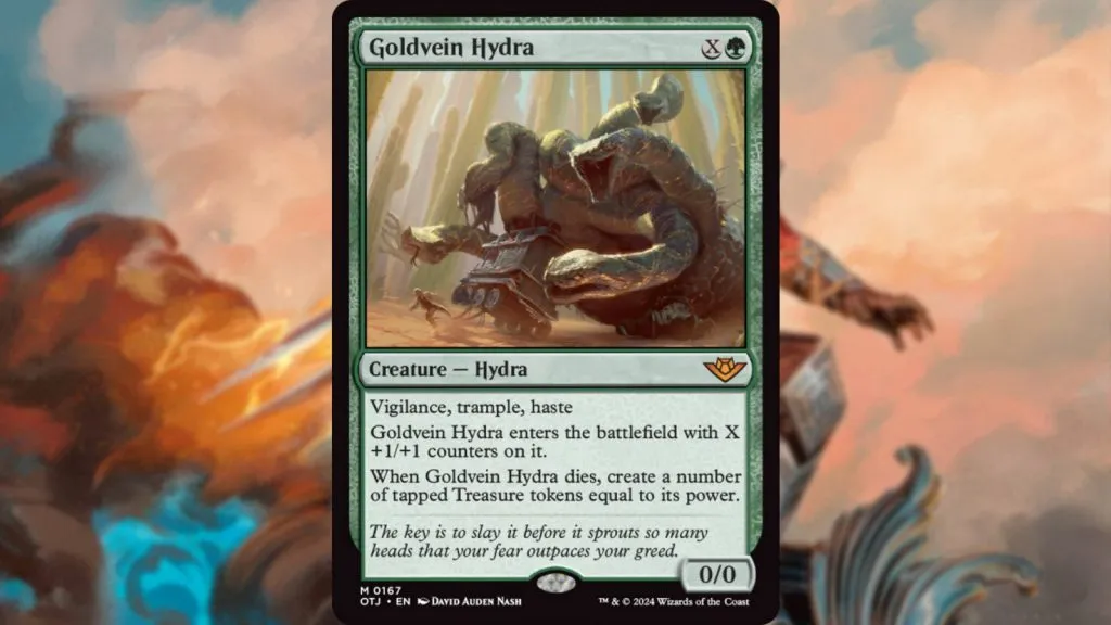 Carta MTG Thunder Junction Goldvein Hydra Creature