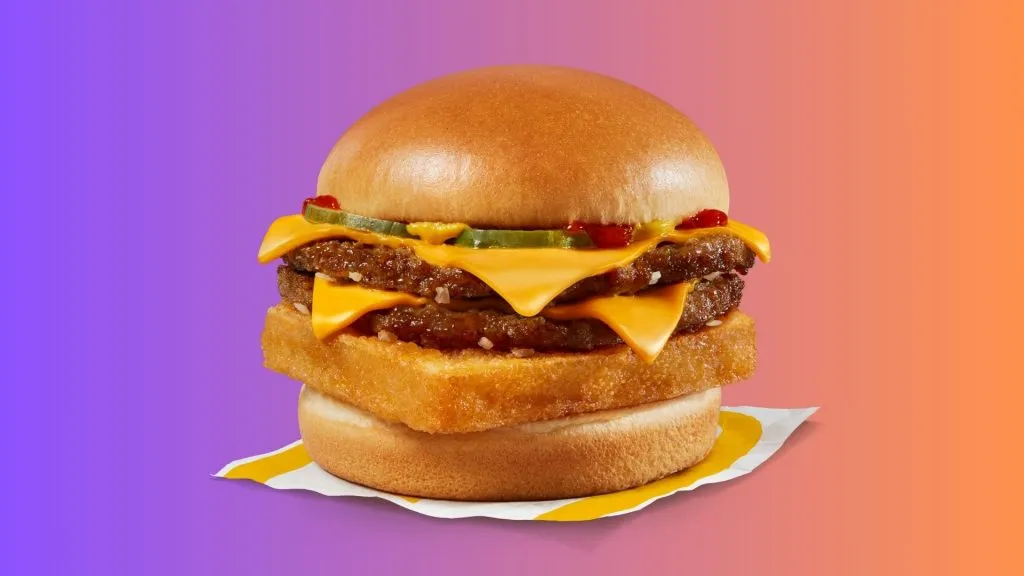 マクドナルドのハンバーガー