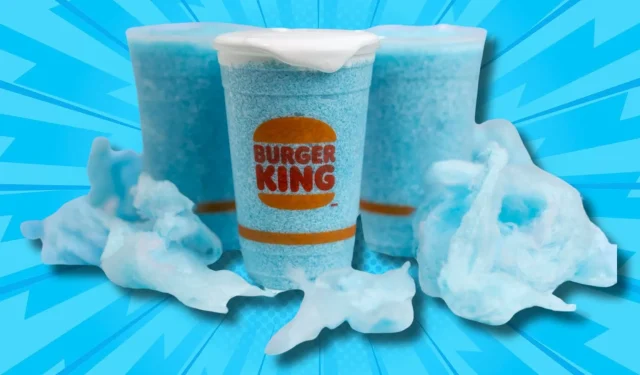 Burger King presenta la nuova bevanda allo zucchero filato ghiacciato