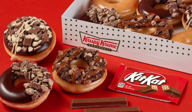 Krispy Kreme svela la nuova collezione Kit Kat per un periodo limitato