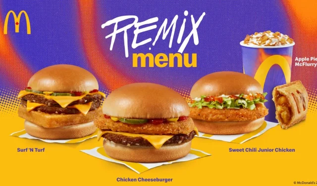 マクドナルド、ファンのお気に入りメニューを一新した「リミックスメニュー」を発売