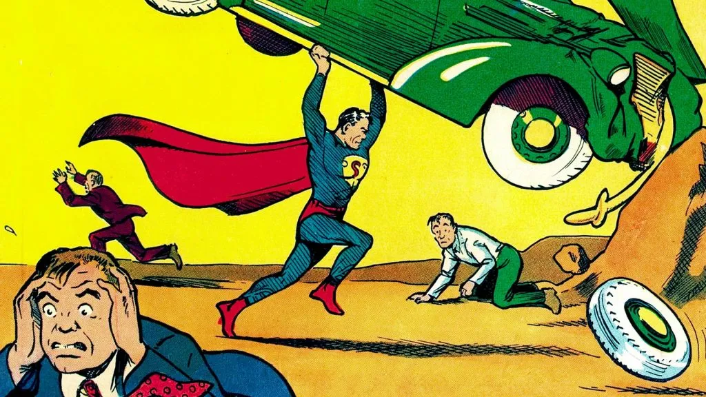 Arte da capa da Action Comics nº 1