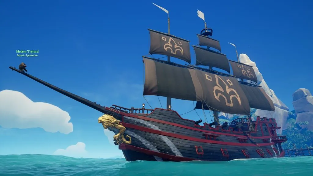 Il galeone in Sea of ​​Thieves