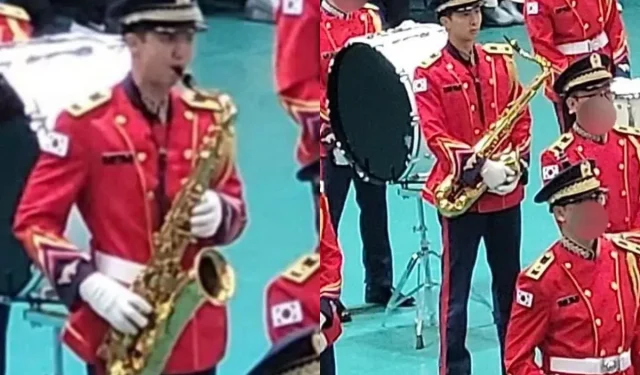 RM de BTS aperçu en train de jouer du saxophone dans l’armée après 100 jours de vacances (+Vidéo)