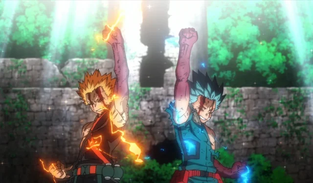 My Hero Academia taquine les fans avec la collaboration Deku et Bakugo