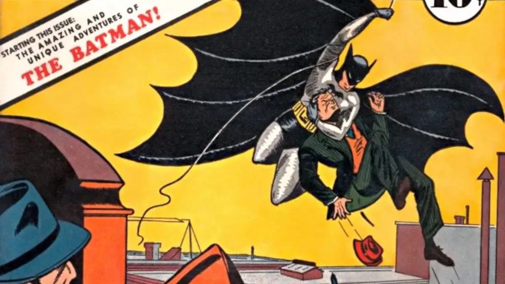 Arte da capa da edição 27 de Detective Comics