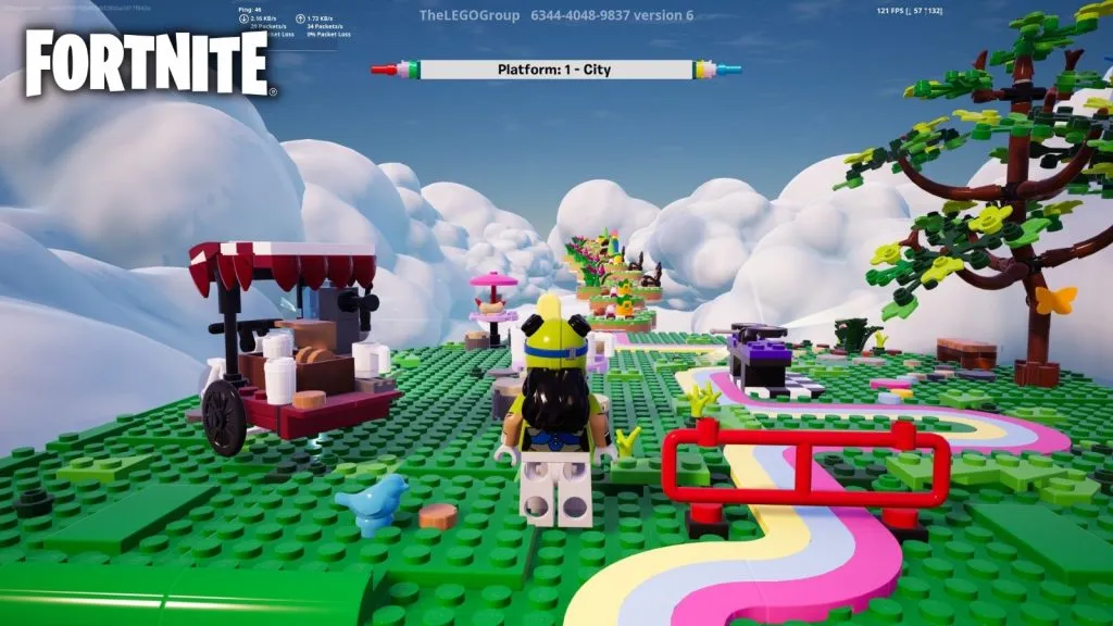 Carte LEGO Obby Fun Fortnite