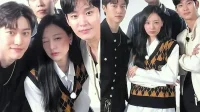 김수현-박성훈-곽동연 사이에서 피어나는 김지원 비주얼 “애정 포컷”