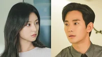 김수현-김지원, ‘눈물의 여왕’ 메이킹 영상에서 달달한 케미스트리 과시