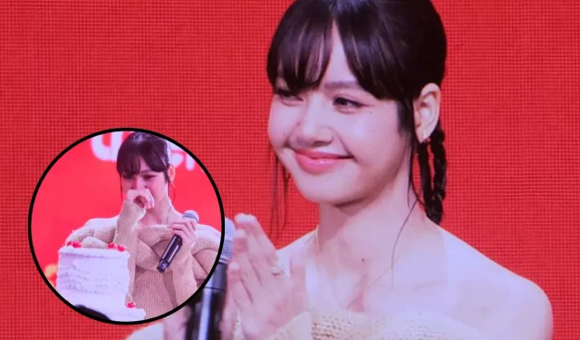 Lisa de BLACKPINK derramó lágrimas y se sorprendió en una reunión de fans en Tailandia 