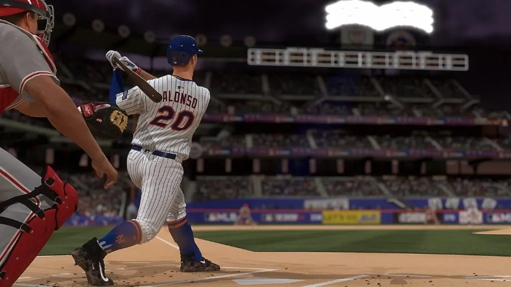 Ein Bild des Gameplays von MLB The Show 24.