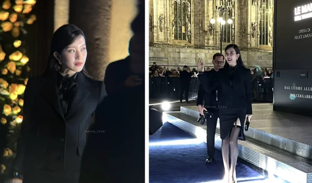 Sem revelar roupa, Moon Ga Young ainda ganhou destaque no novo evento Dolce & Gabbana