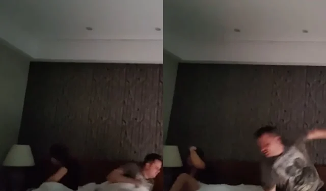 Un streamer Twitch panique alors que le tremblement de terre à Taiwan secoue une chambre d’hôtel