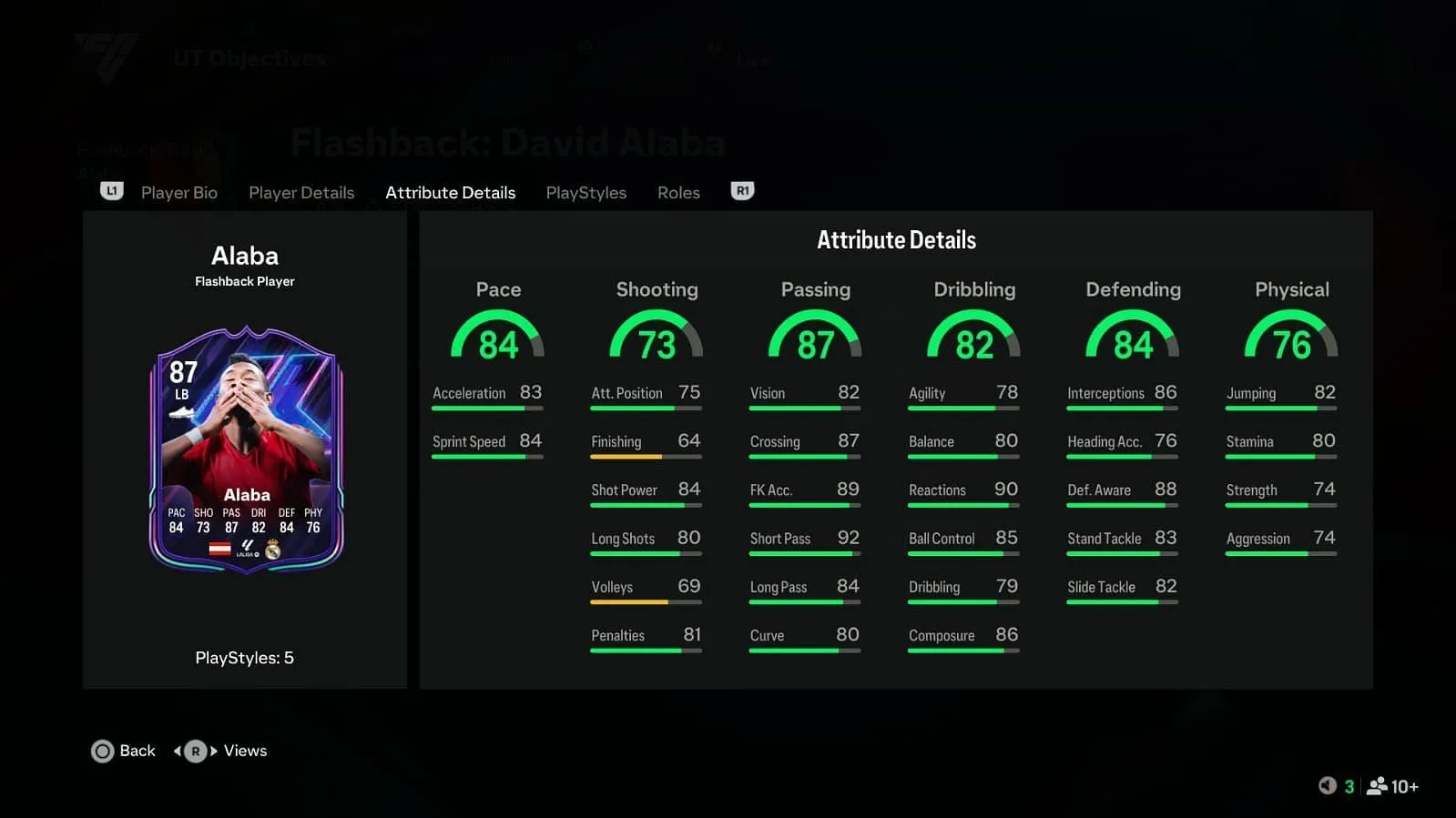 The card has amazing stats (Image via EA Sports)