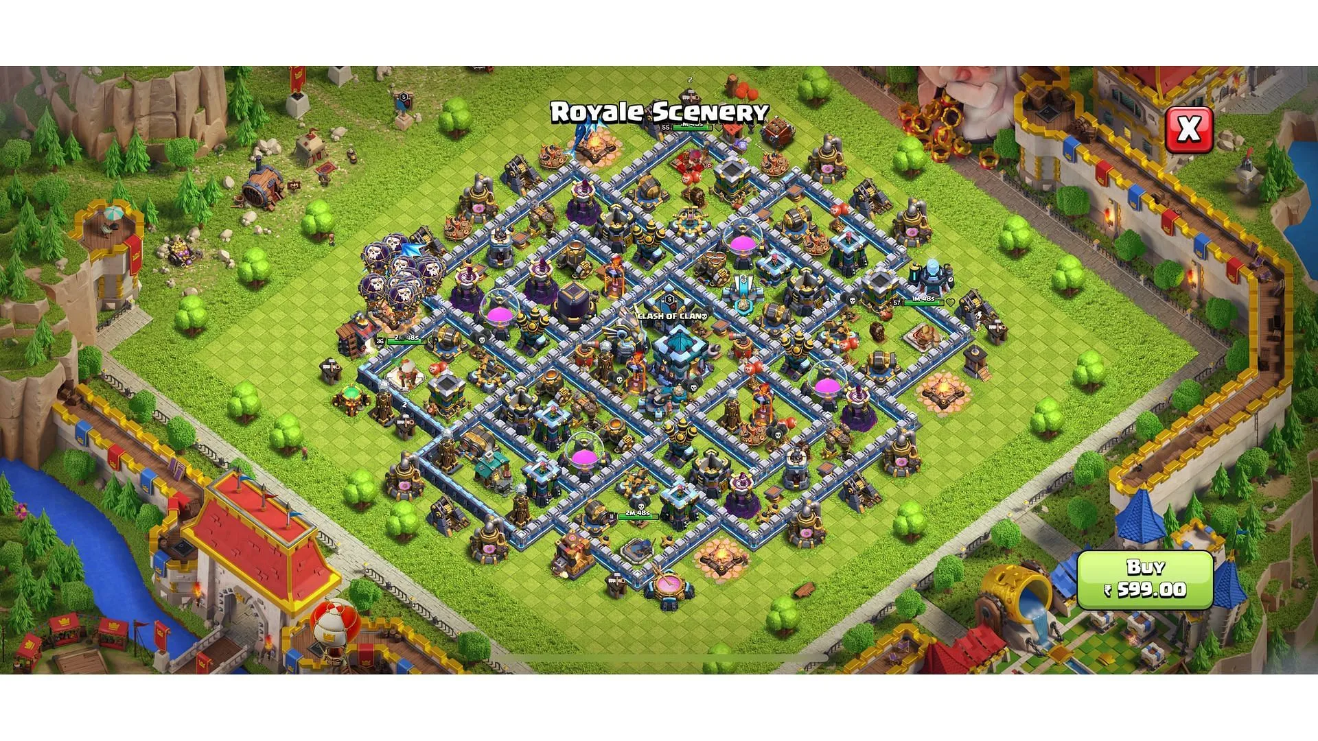 Royale scenery (Image via Supercell)