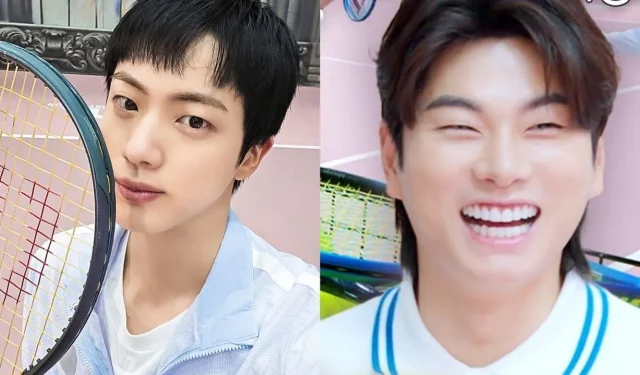 BTS‘ Jin teilt freudige Outtakes aus Ep. 6 von „Run Jin’s The Prince of Tennis“ – Fans feiern