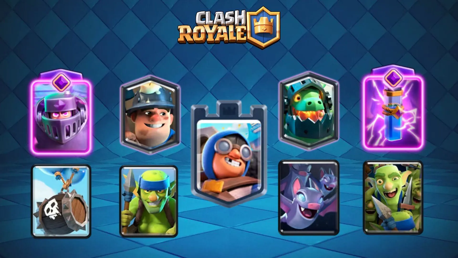 Segundo mazo Mega Knight Evolution de Clash Royale (imagen vía Supercell)