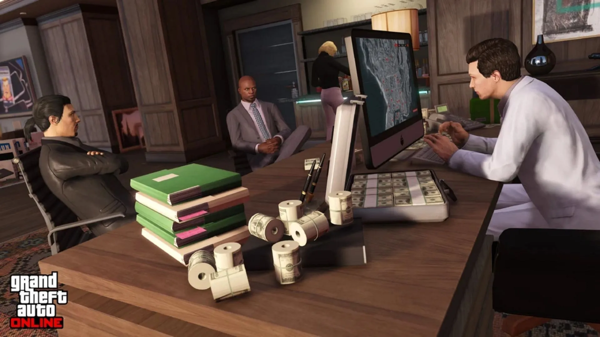 O guia de dinheiro do GTA Online ajudará você a entender os melhores empregos no jogo multijogador. (Imagem via Rockstar Games)