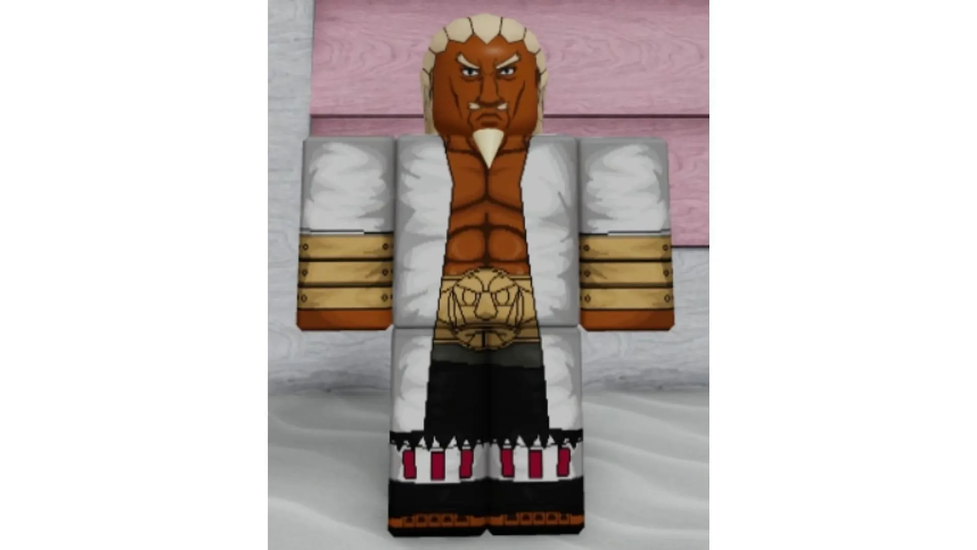 Ay (4th Raikage) is a popular Naruto character (Image via Roblox)