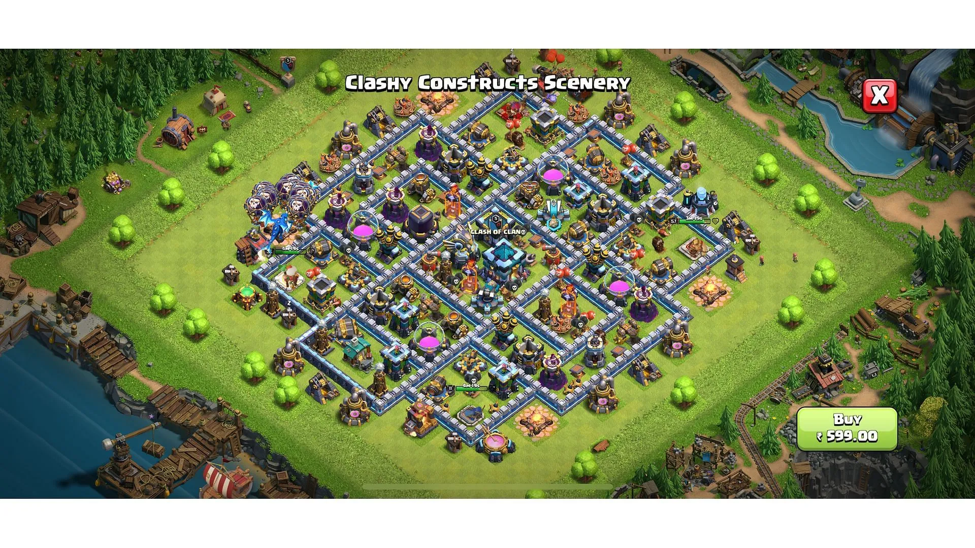 Escenario de Clashy Constructs (imagen a través de Supercell)