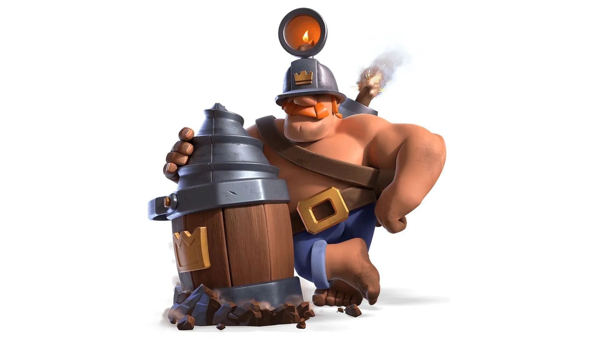 Der mächtige Bergmann in Clash Royale (Bild über Supercell)