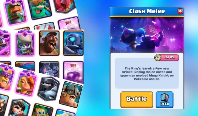 Clash Royale Melee Challenge를 위한 최고의 덱 전략