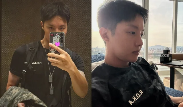 „BIS NÄCHSTEN MONAT“ – BTS‘ J-Hope teilt Brief und Foto auf Weverse, während Fans einen Monat bis zur Entlassung aus dem Militär feiern