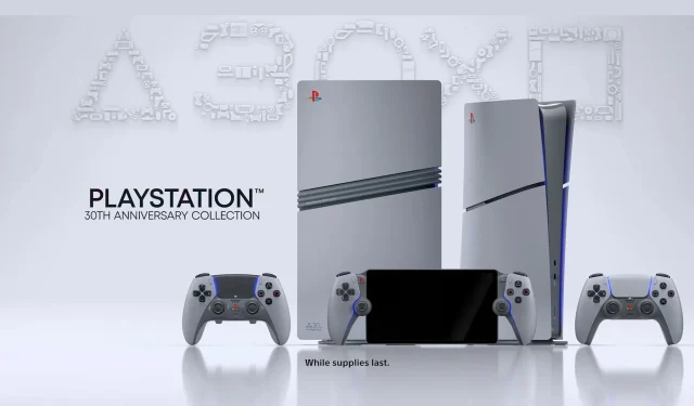 PlayStation 5 e 5 Pro 30th Anniversary Limited Edition: Pacotes exclusivos, novos controles DualSense e recursos adicionais