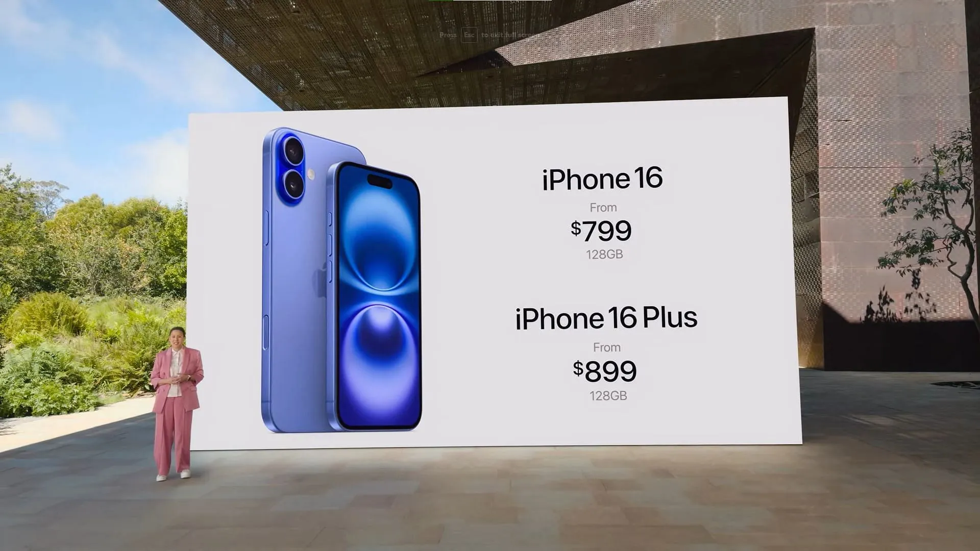 Prix ​​de l'iPhone 16 (Image via Apple)