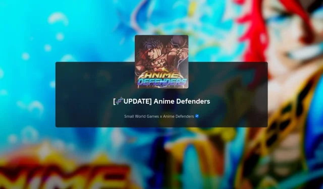 Anime Defenders Update 6: Double Evo Features, New Content, and Game Changes