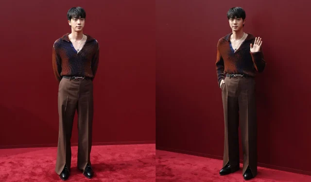 “O EVENTO PRINCIPAL” — Fãs cantam com entusiasmo “Kim Seokjin” durante a chegada de Jin do BTS na Semana de Moda de Milão de 2024