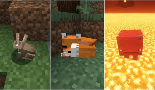 Quel est le régime alimentaire de tous les animaux dans Minecraft ?