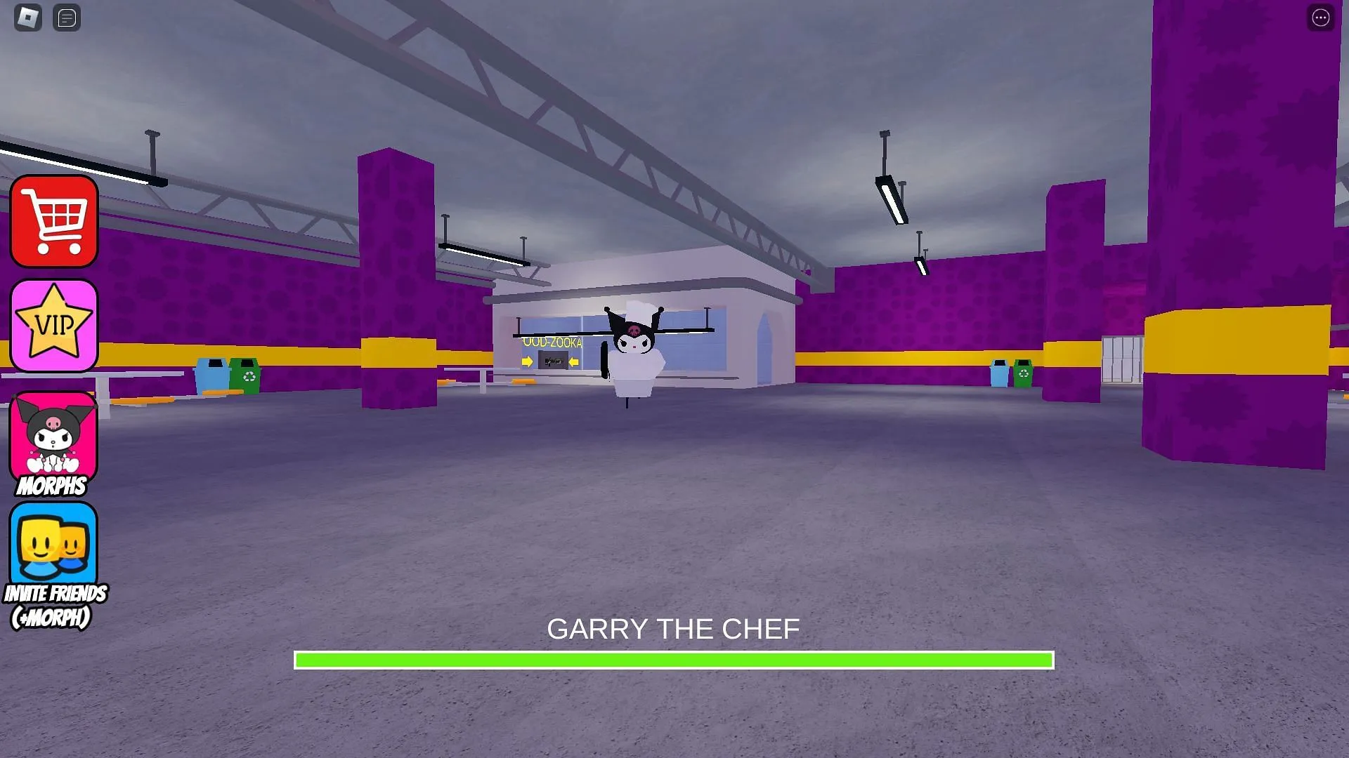 Combat de boss contre Garry le Chef (Image via Roblox)