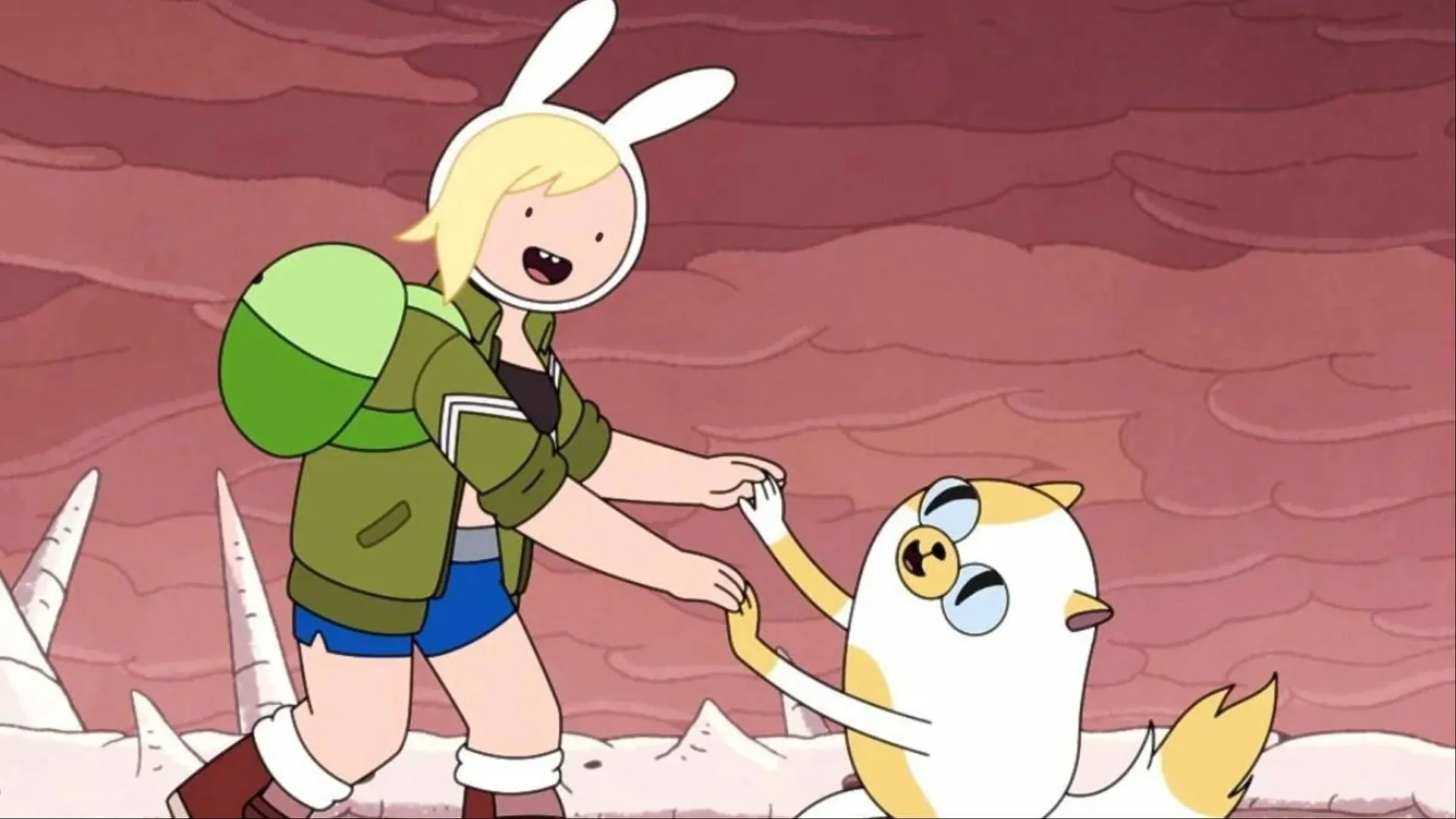 Fionna e Cake do spin-off (Imagem via Max)