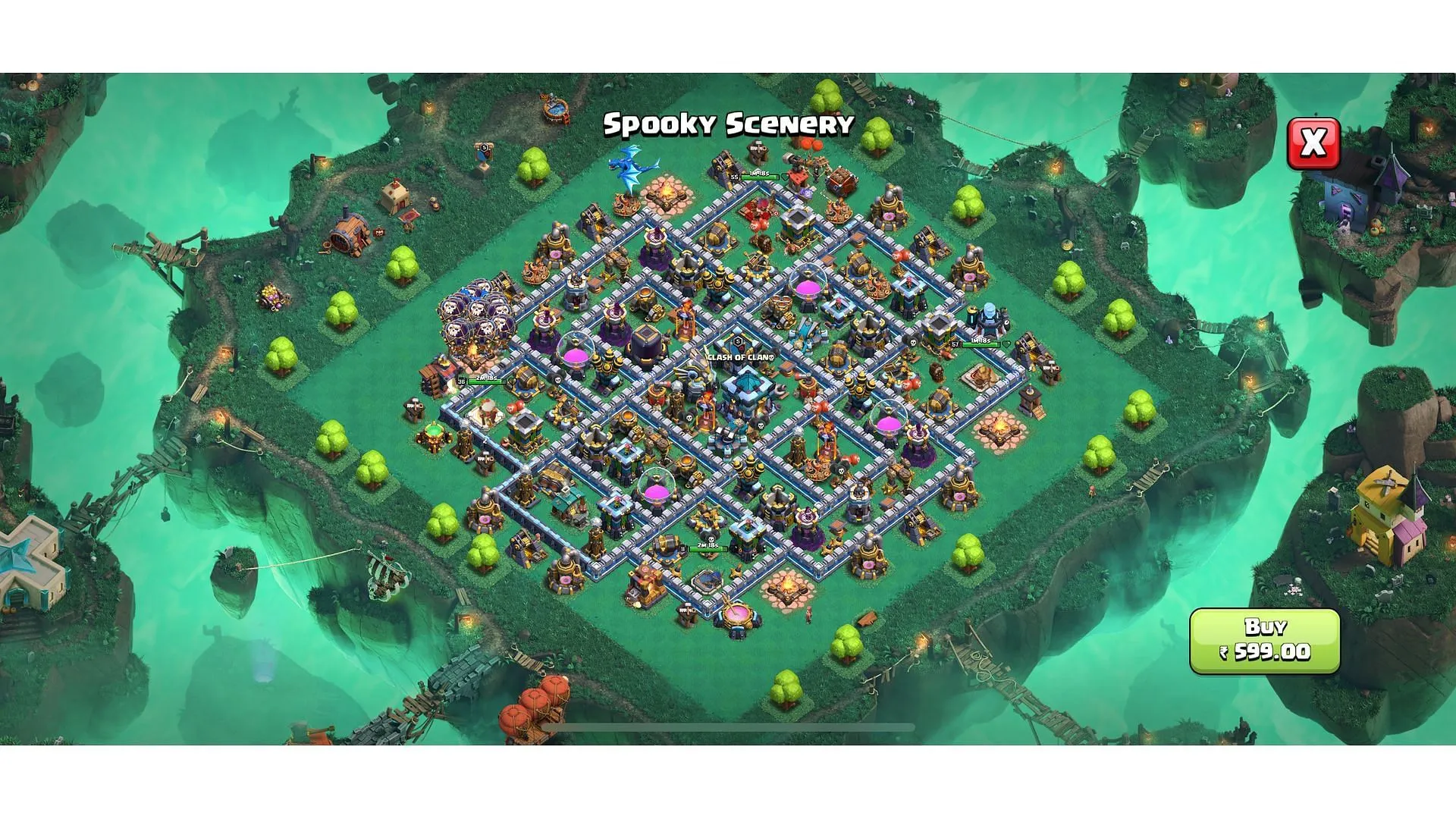 Spooky scenery (Image via Supercell)