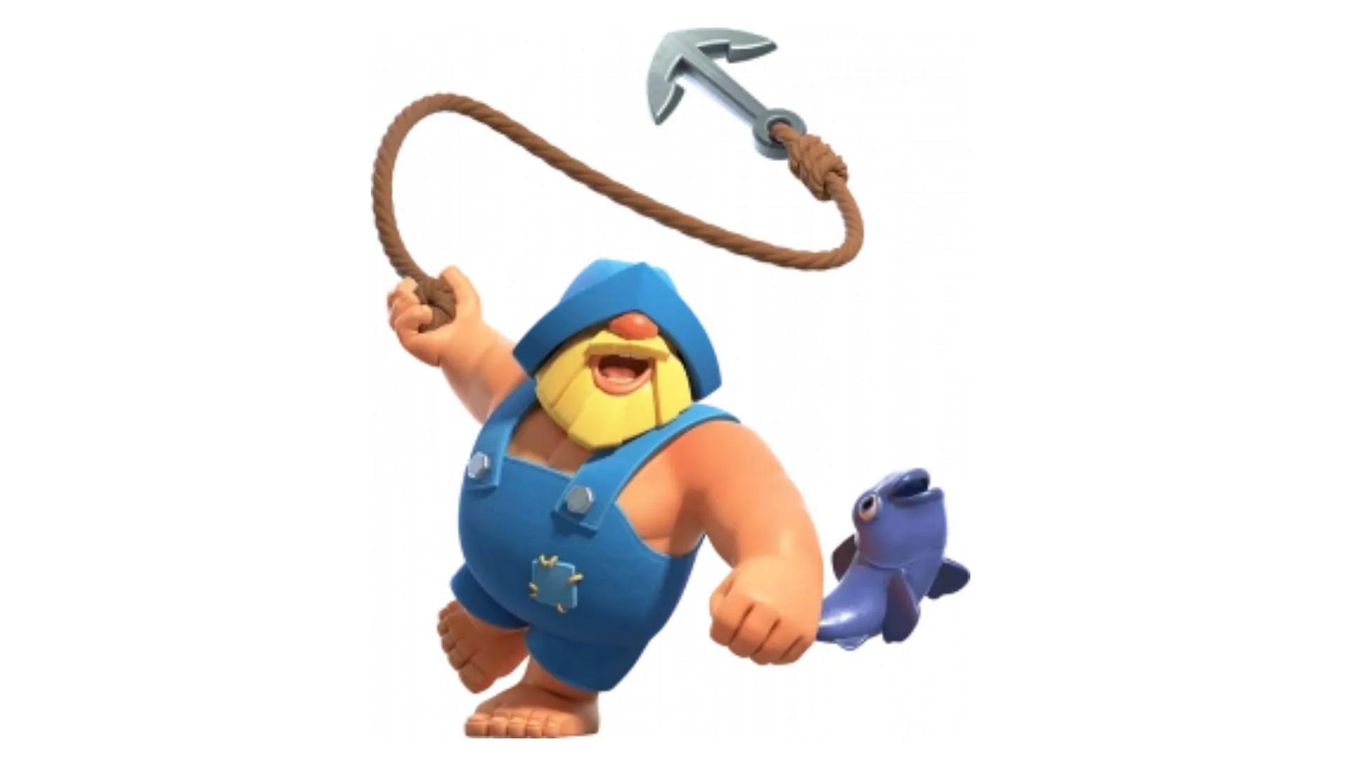 El pescador es una de las cartas de tropa legendarias en Clash Royale (imagen vía Supercell)