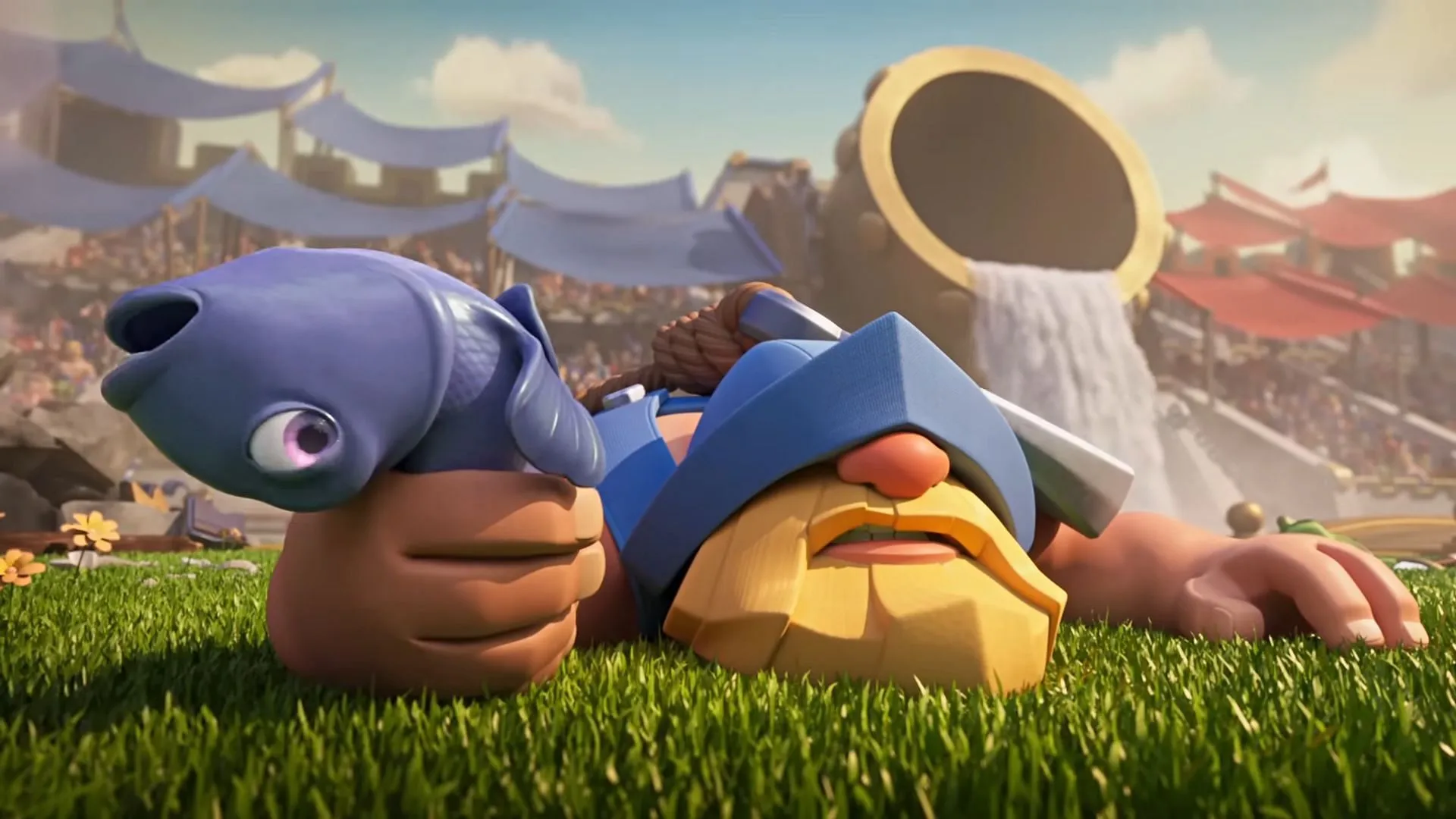 El pescador tiene una buena sinergia en los mazos de esqueletos gigantes en Clash Royale (imagen vía Supercell)