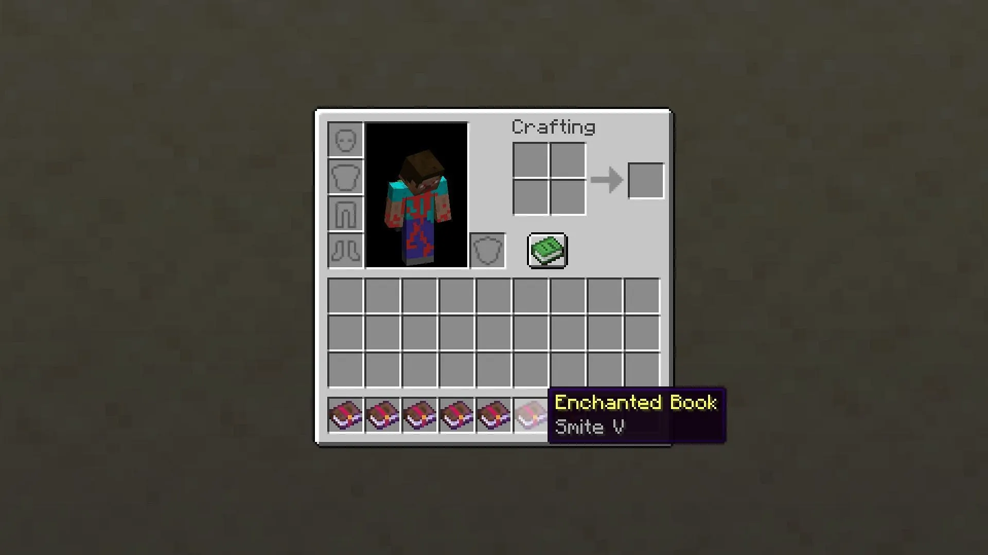 This resource pack visually indicates enchantment applicability (Image via Mojang Studios)