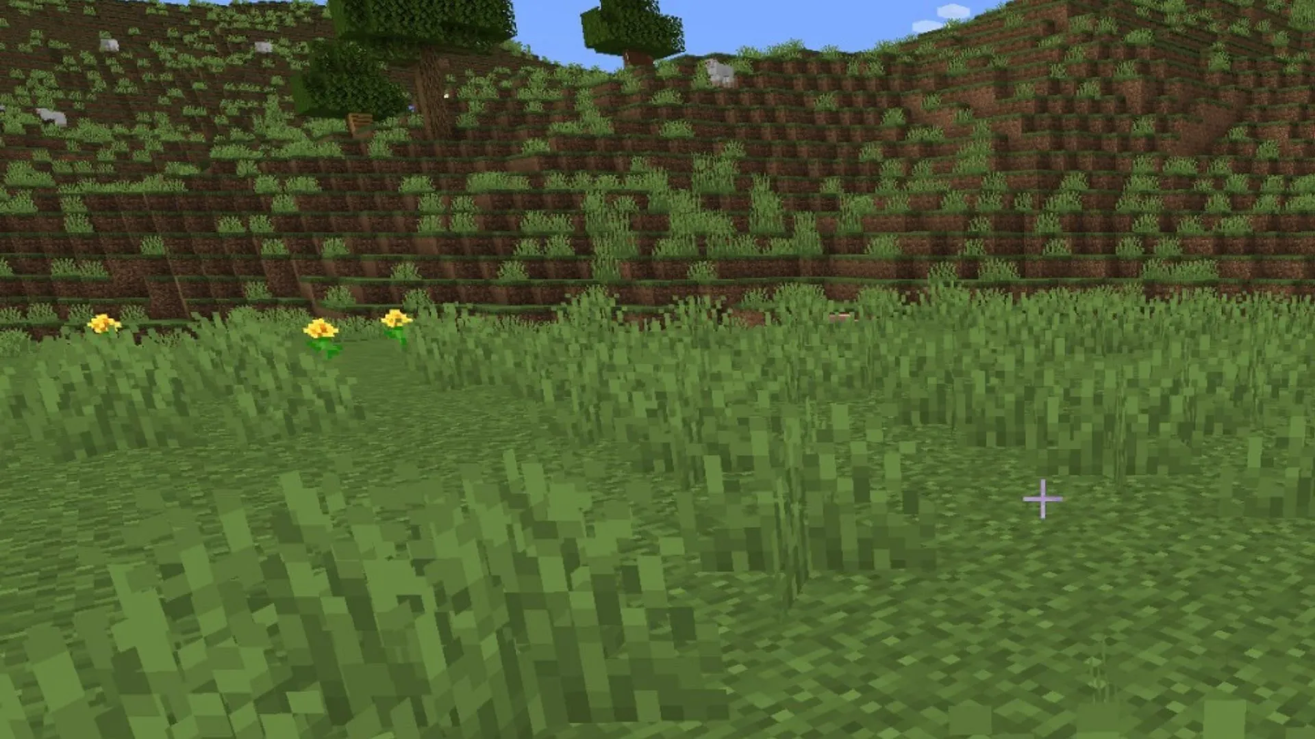 Os corantes podem ser obtidos a partir de flores (Imagem via Mojang Studios)