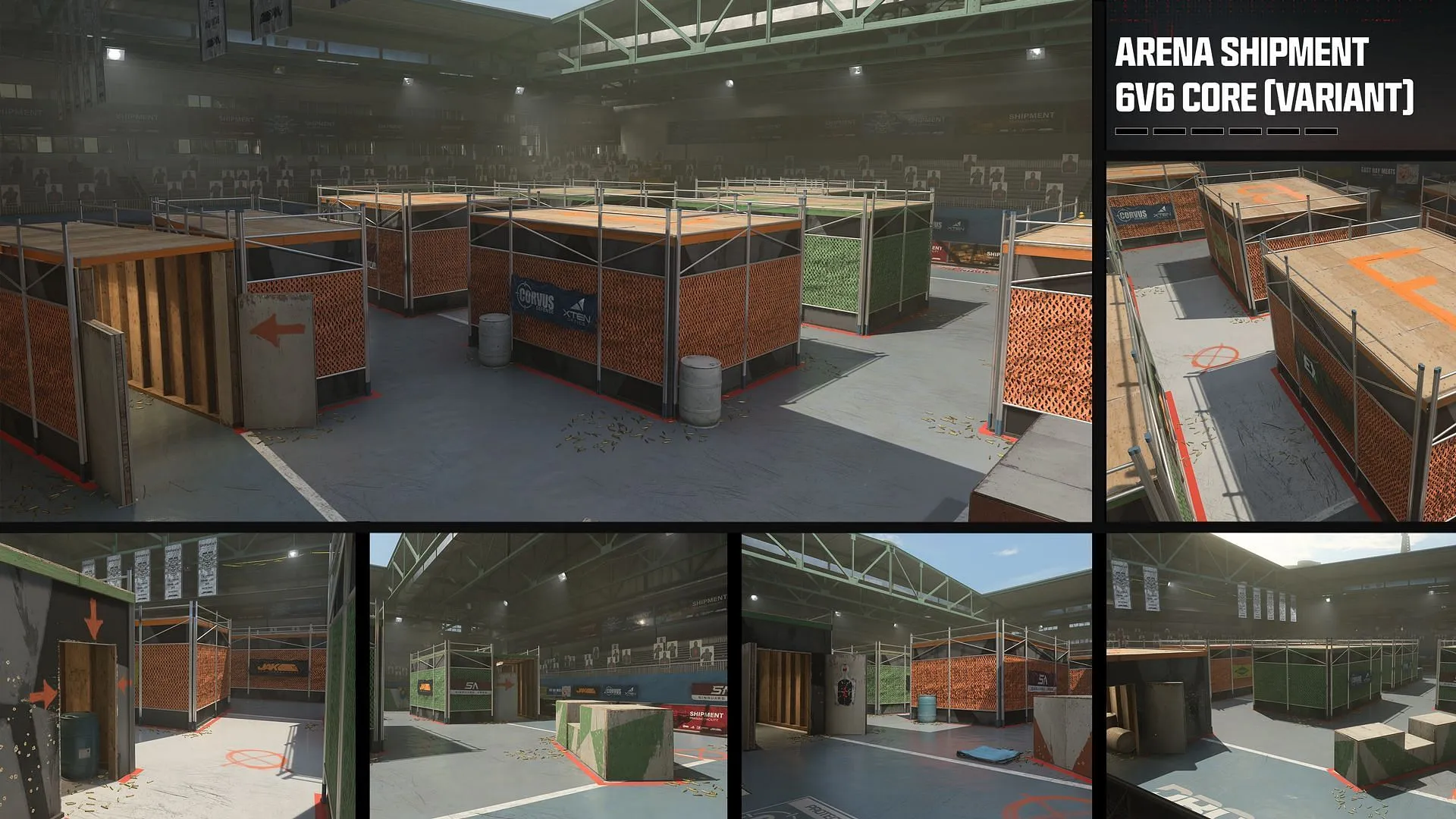 Mapa de embarques da Arena em Modern Warfare 3 (Imagem via Activision)