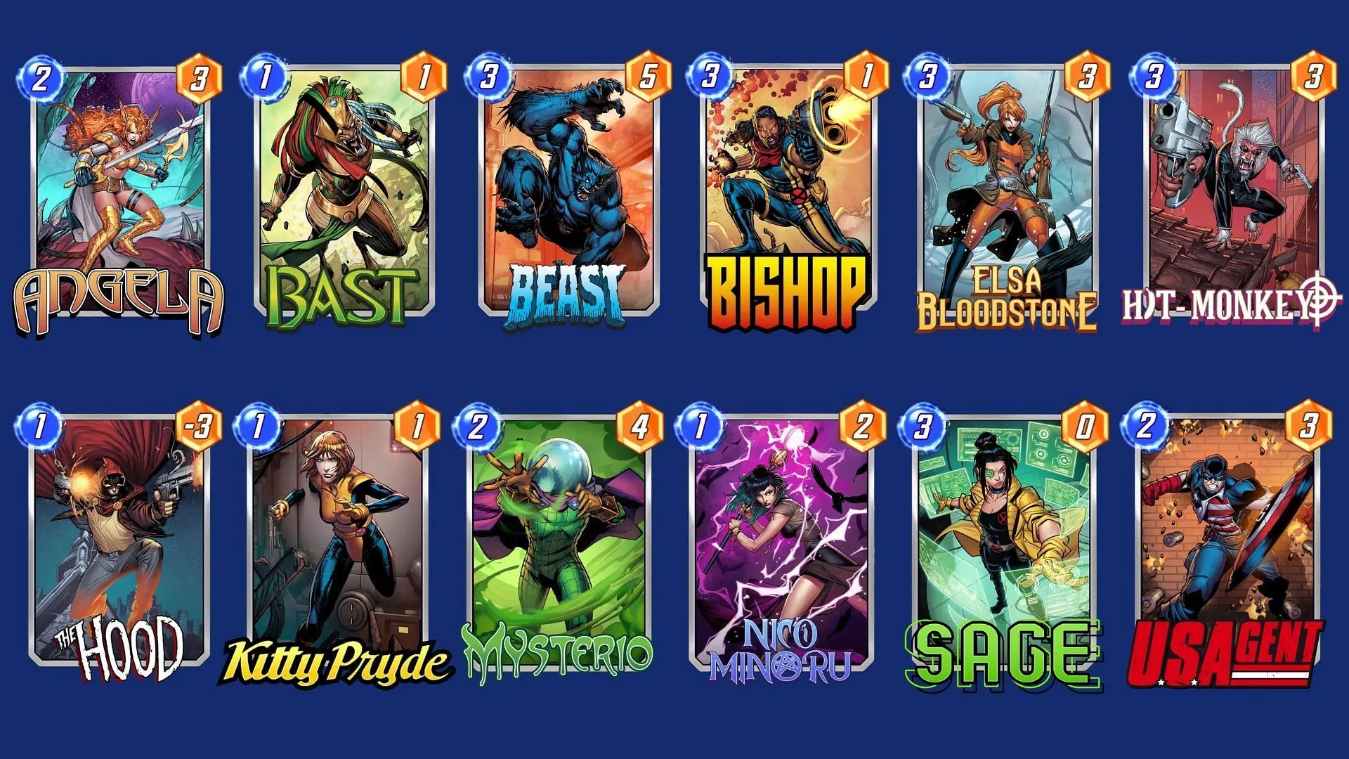 Das Sage Bounce Deck ist insgesamt eines der besten Marvel Snap Sage Decks (Bild über Nuverse)