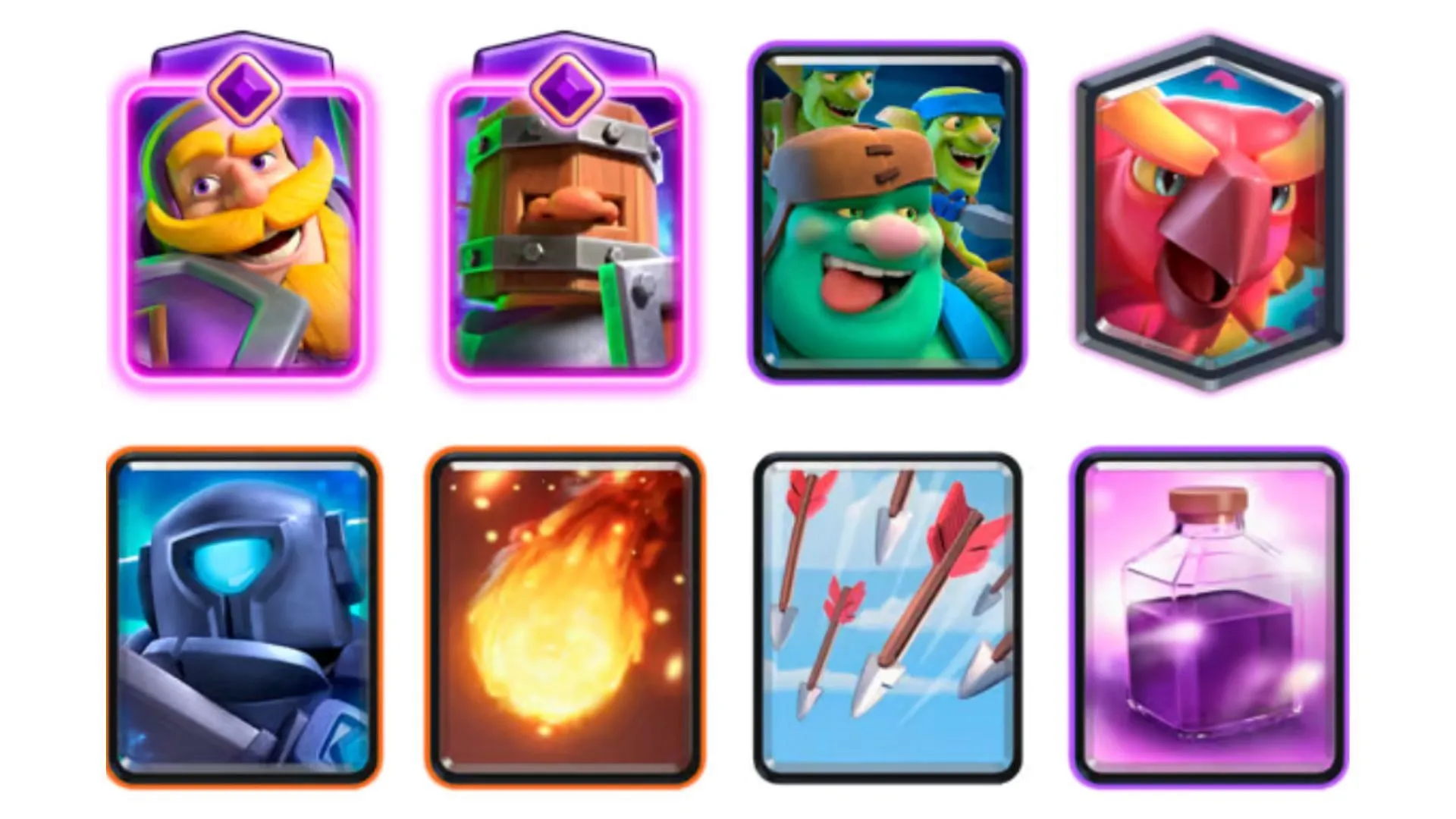 GobG Phoenix Rage battle deck (Grafika za pośrednictwem Supercell)